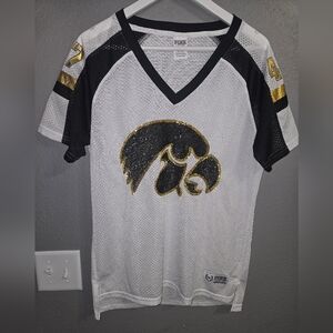PINK Victorias Secret Iowa Hawkeyes Football Jersey Size Medium